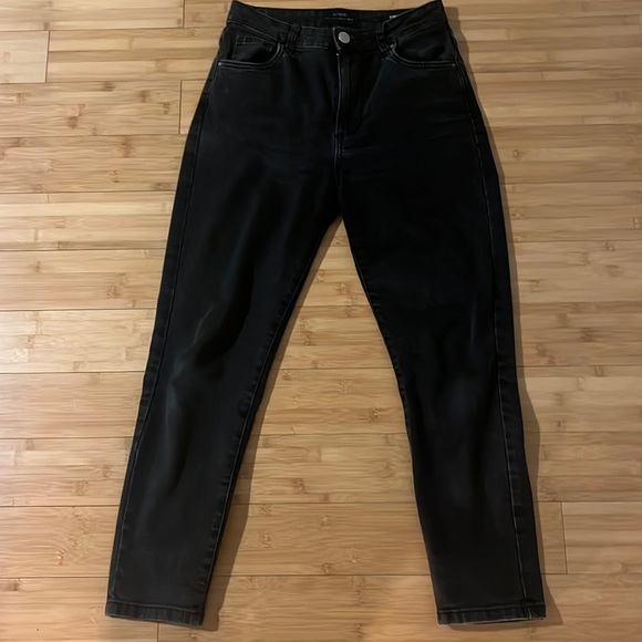 Cotton:On Black Stretch Mom Jeans - Picture 3 of 5